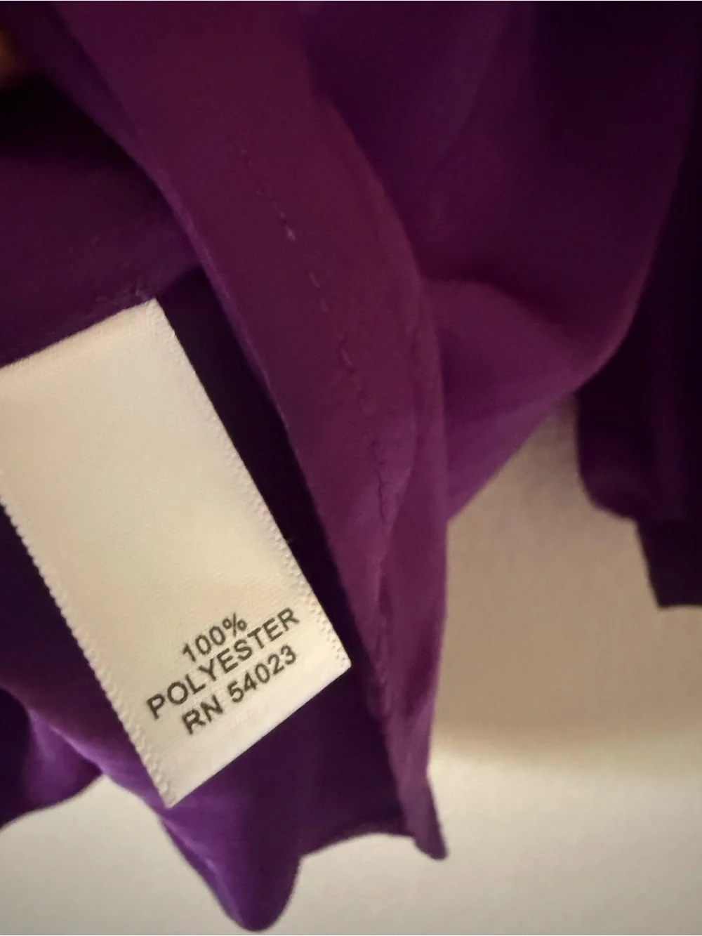 Banana Republic Violet V-Neck Puff Sleeve Blouse